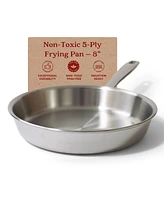 Alva Maestro 5-Piece Premium Stainless Steel Cookware Set - Non-Toxic, Pfas/Pfoa/Ptfe-Free Pots and Pans - Induction & All Stovetop Compatible