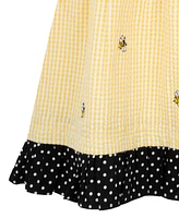 Rare Editions Toddler and Little Girls Bumble Bee Seersucker Dress