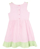 Rare Editions Toddler and Little Girls Daisy Seersucker Dress