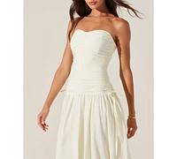 Astr the Label Women's Zori Strapless Drop-Waist Maxi Dress
