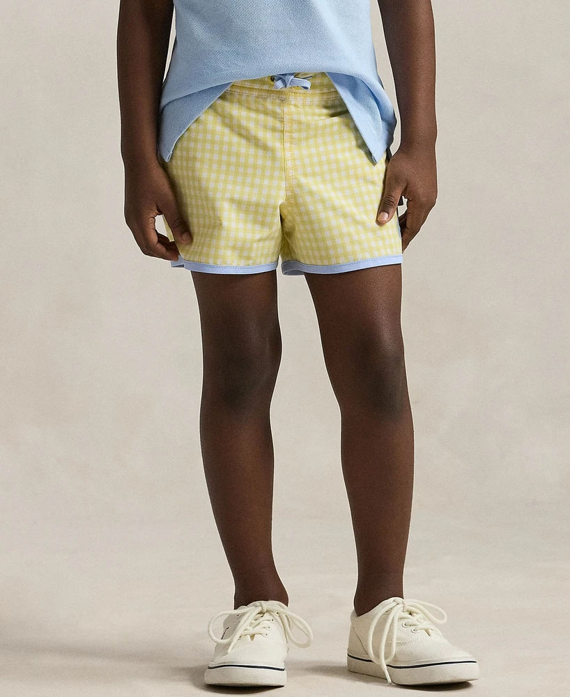 Polo Ralph Lauren Toddler and Little Boys Gingham Swim Trunk