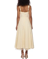 Alex & Sophia Juniors' Ruched-Front Midi Dress
