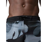 Speedo Men's Bondi Basin Abstract Print Drawstring 9" Boardshorts