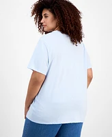 Hybrid Trendy Plus Peanuts Fireworks Crewneck Tee