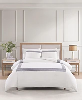 Tommy Hilfiger Madison Oxford Cotton 3-Pc. Duvet Cover Set