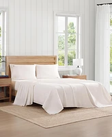 Tommy Hilfiger Solid 200-Thread Count Cotton Percale -Pc. Sheet Set