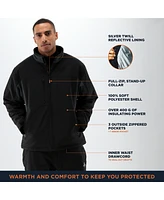 RefrigiWear Men's Insulated Softshell Jacket - Water-Resistant Windproof Shell