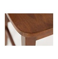 Simplicity Solid Wood Classic X-Back Counter Stool (Set of 2)