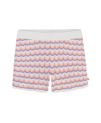 Calvin Klein Big Girls Brushed Waffle Shorts