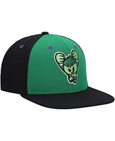 Lids Big Boys and Girls Green Hulk Chibi Glow-in-the-Dark Snapback Hat