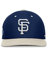 Nike Men's Navy/Cream San Francisco Giants Pro Performance Snapback Hat