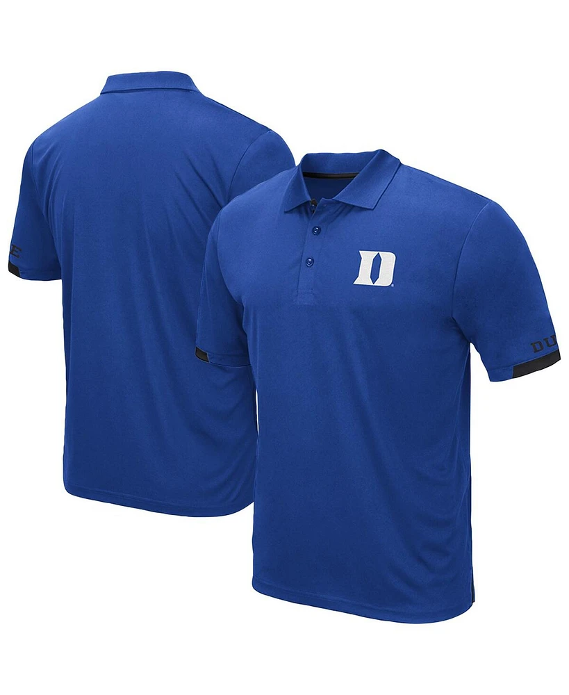 Colosseum Men's Royal Duke Blue Devils Santry Polo Shirt