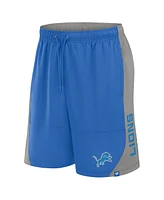 Fanatics Men's Blue Detroit Lions No Defense Shorts