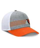 Fanatics Men's Heather Gray/Orange Oregon State Beavers Profile Trucker Adjustable Hat