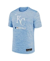 Nike Men's Light Blue Kansas City Royals Authentic Collection Velocity Performance Practice T-Shirt