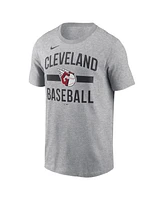 Nike Men's Heather Gray Cleveland Guardians Arched T-Shirt