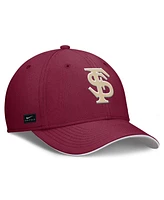 Nike Men's Garnet Florida State Seminoles 2025 Dugout Coaches Rise Swoosh Performance Flex Hat