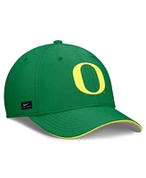 Nike Men's Green Oregon Ducks 2025 Dugout Coaches Rise Swoosh Performance Flex Hat