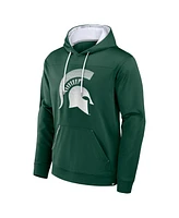Fanatics Men's Green Michigan State Spartans Defender Dot Faded Primary Pullover Hoodie