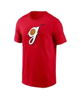 Nike Men's Red Georgia Bulldogs Basketball Logo T-Shirt