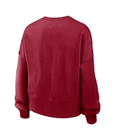 Nike Women's Cardinal Usc Trojans Oversized Essential Pullover Sweatshirt