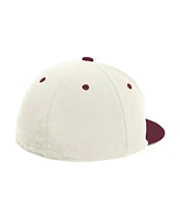 Adidas Men's Cream Texas A&M Aggies On-Field Fitted Baseball Hat