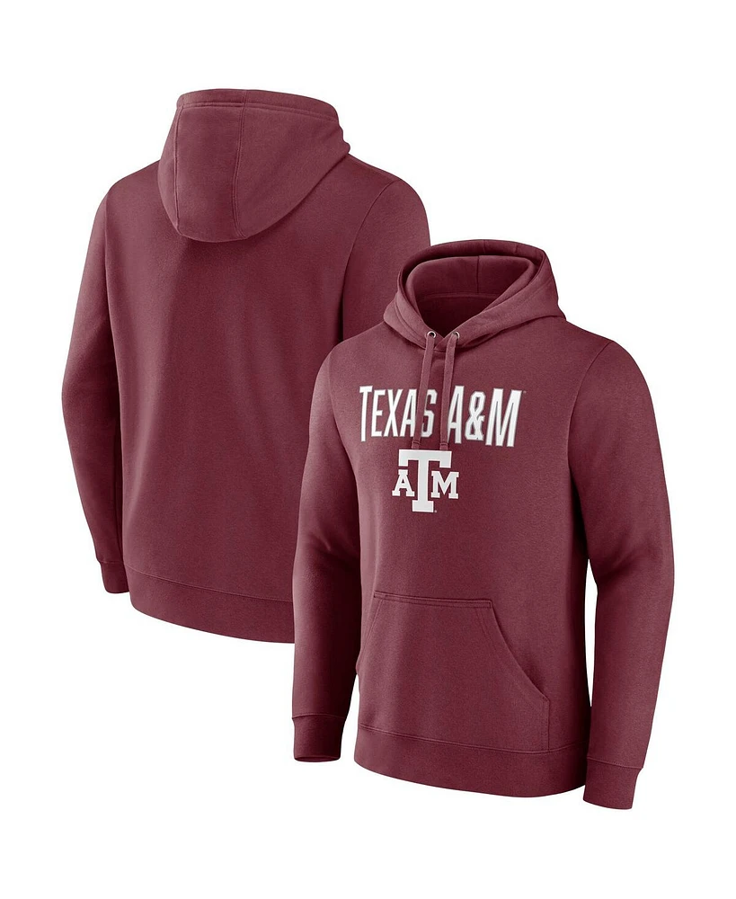 Fanatics Men's Maroon Texas A&M Aggies Team Lockup Pullover Hoodie