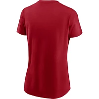 Nike Women's Red Atlanta Braves Wordmark T-Shirt