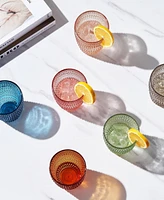 The Wine Savant Khen Beaded Highball Tumbler, Set of 6