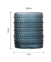 The Wine Savant Khen Beaded Tumbler, Set of 6