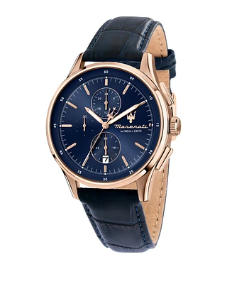 Maserati Men's Chronograph Leather Watch
