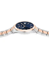 Maserati Men's Date Two-Tone Metal Band Watch, 43mm