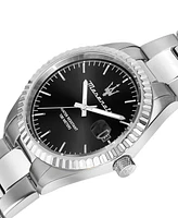 Maserati Men's Date Stainless Steel Metal Band Watch