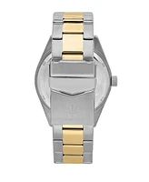 Maserati Men's Date Two-Tone Metal Band Watch, 43mm