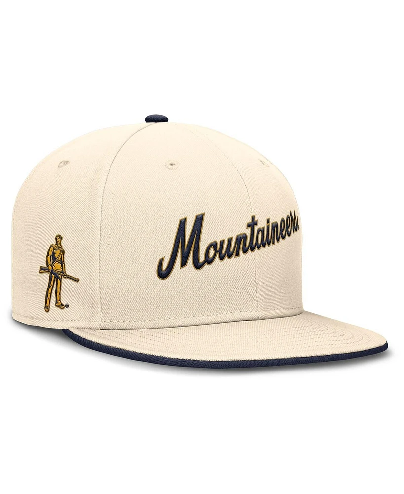Nike Men's Natural West Virginia Mountaineers Primetime True Performance Fitted Hat