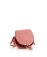 Pre-Owned Chloe Small Marcie Nude Crossbody Bag Leather