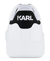 Karl Lagerfeld Paris Men's Logo Plain Toe Sneakers