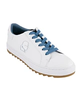 Karl Lagerfeld Paris Men's Tumbled Leather Karl Head Patch Sneakers