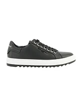 Karl Lagerfeld Paris Men's Logo Plain Toe Bit Sneakers