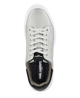 Karl Lagerfeld Paris Men's Embroidered Head Profile Sneakers