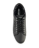 Karl Lagerfeld Paris Men's Logo Plain Toe Bit Sneakers