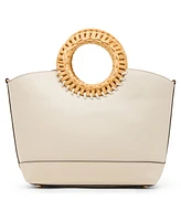 Anne Klein Circle Handle Medium Tote Bag