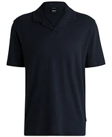 Boss by Hugo Men's Cotton Linen Regular-Fit Polo Shirt