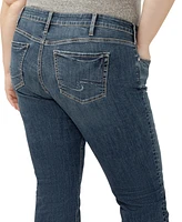 Silver Jeans Co. Plus Boyfriend Mid Rise Slim Leg