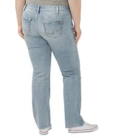 Silver Jeans Co. Plus Suki Mid Rise Curvy Fit Slim Bootcut
