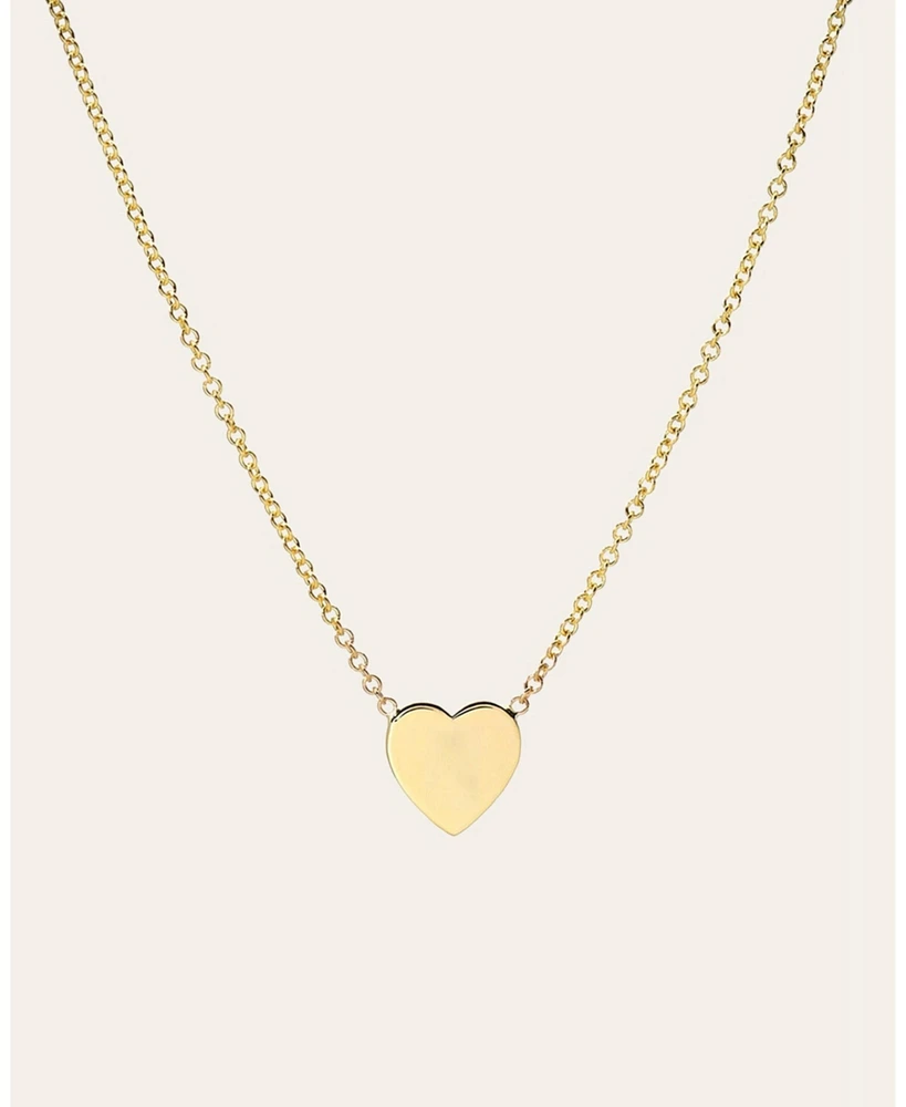 14k Gold Heart Necklace