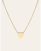 14k Gold Heart Necklace