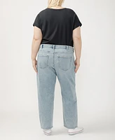 Silver Jeans Co. Plus 90s High Rise Relaxed Straight Leg