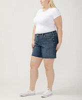 Silver Jeans Co. Plus Suki Mid Rise Curvy Fit Shorts