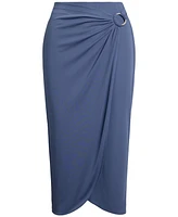 Lauren Ralph Lauren Women's Ring-Trim Stretch Jersey Pencil Skirt